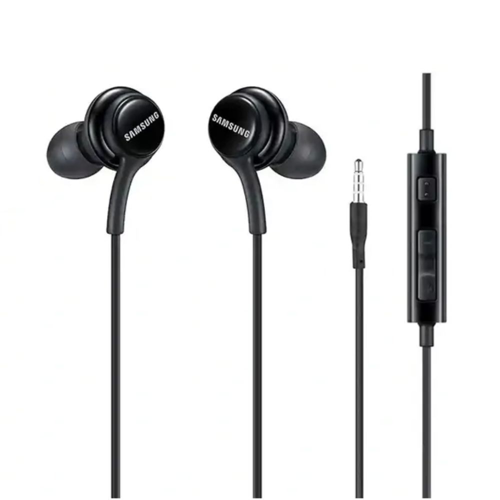 Écouteurs Jack 3.5 Samsung Son AKG avec télécommande GP-TOU021CSHBW Noir Origine