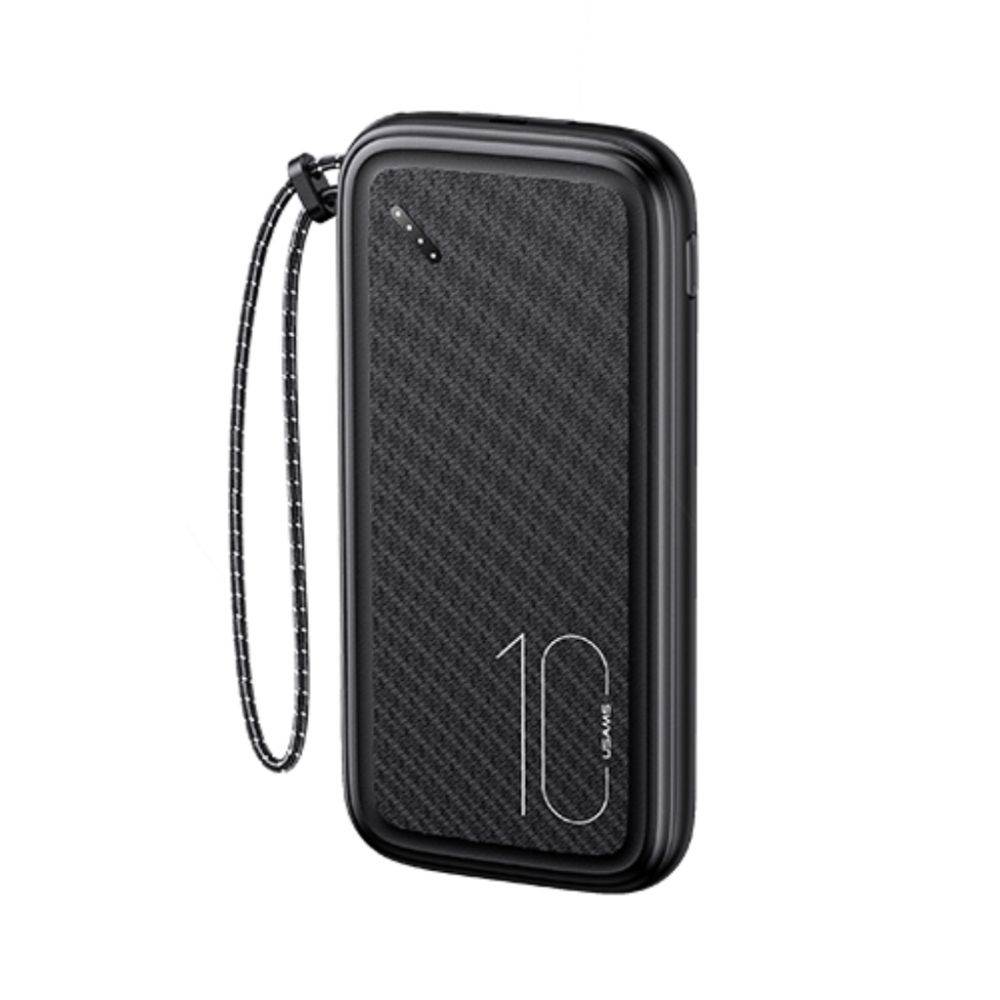 Power Bank Batterie externe (10000 mAh) double port USB Usams US-CD150 Noir