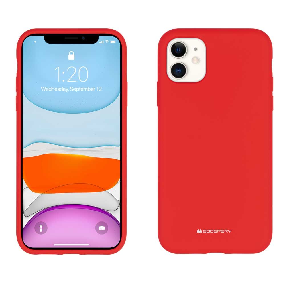 Coque iPhone 11 Pro Silicone Case Goospery MERCURY Rouge