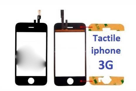 APPLE iPhone 3G Ecran vitre tactile et adhésif 3M