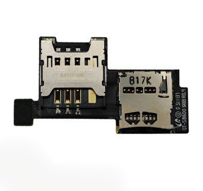 WAVE 3 S8600 Nappe Lecteur SIM + Lecteur Carte Mémoire