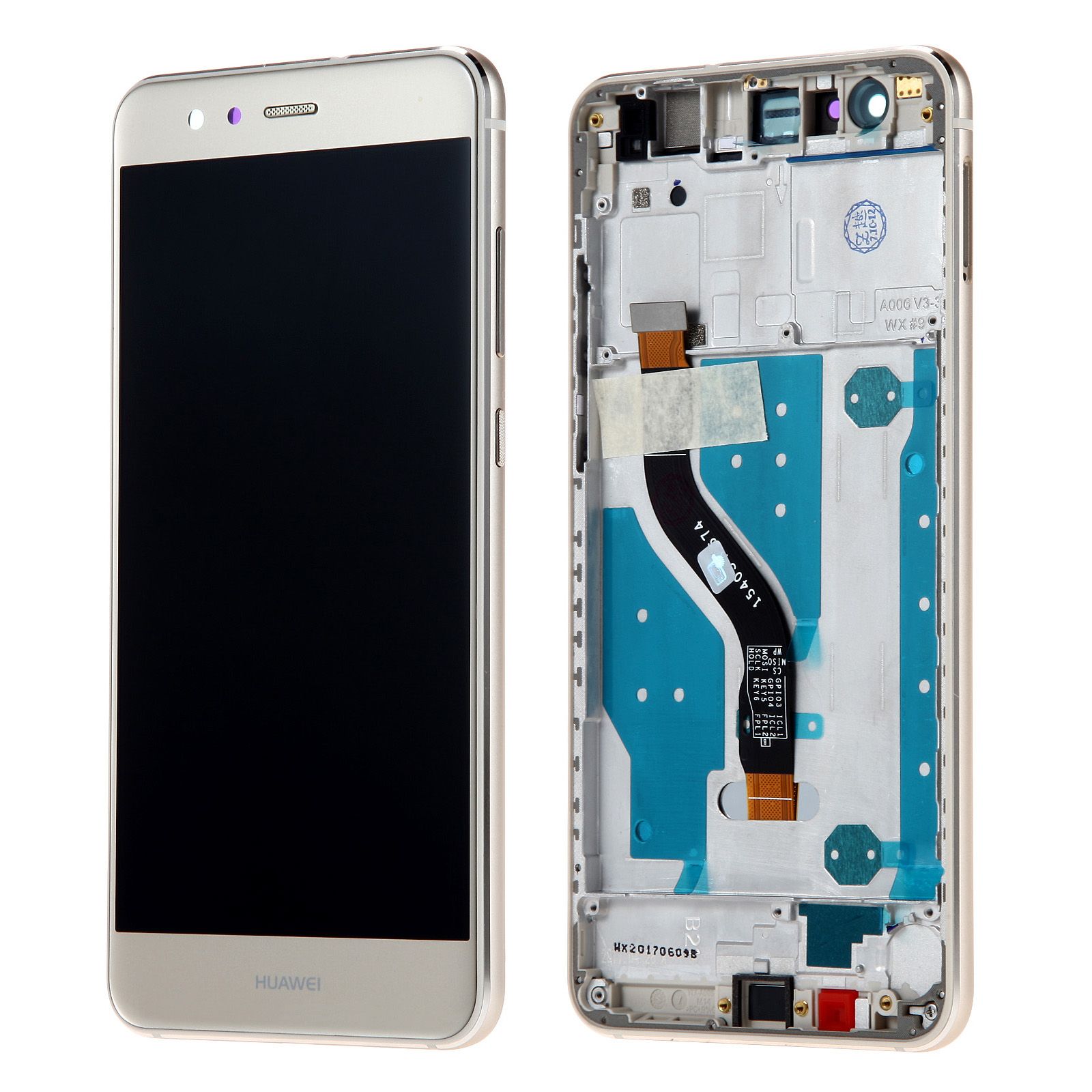 Écran Huawei P10 Lite Or + Châssis Reconditionné (PIEC)
