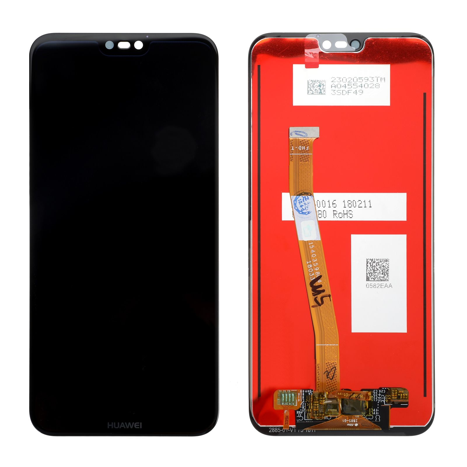 Écran Huawei P20 Lite Noir Reconditionné (PIEC)