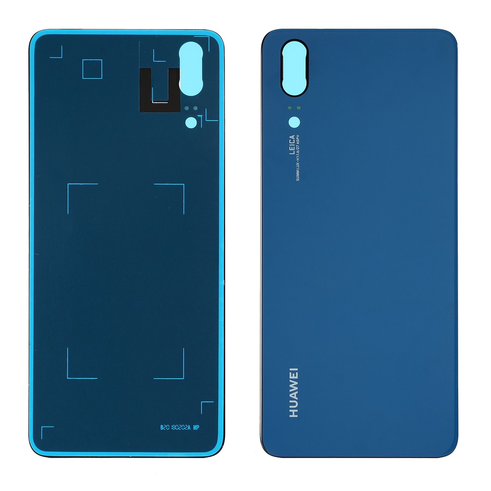 Vitre arrière Huawei P20 Bleu