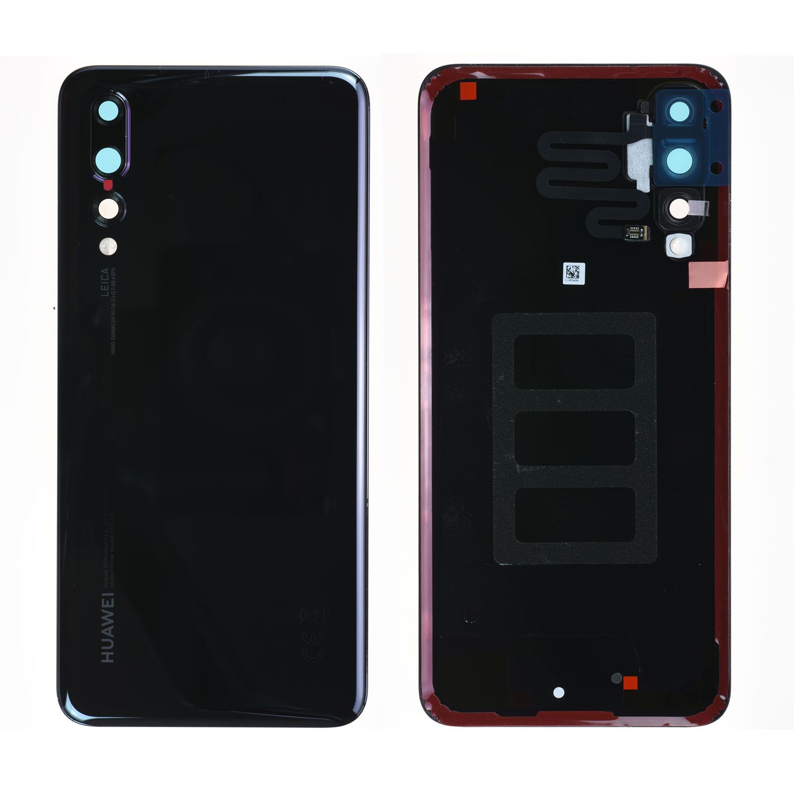 Vitre arrière Huawei P20 Pro Noir Origine