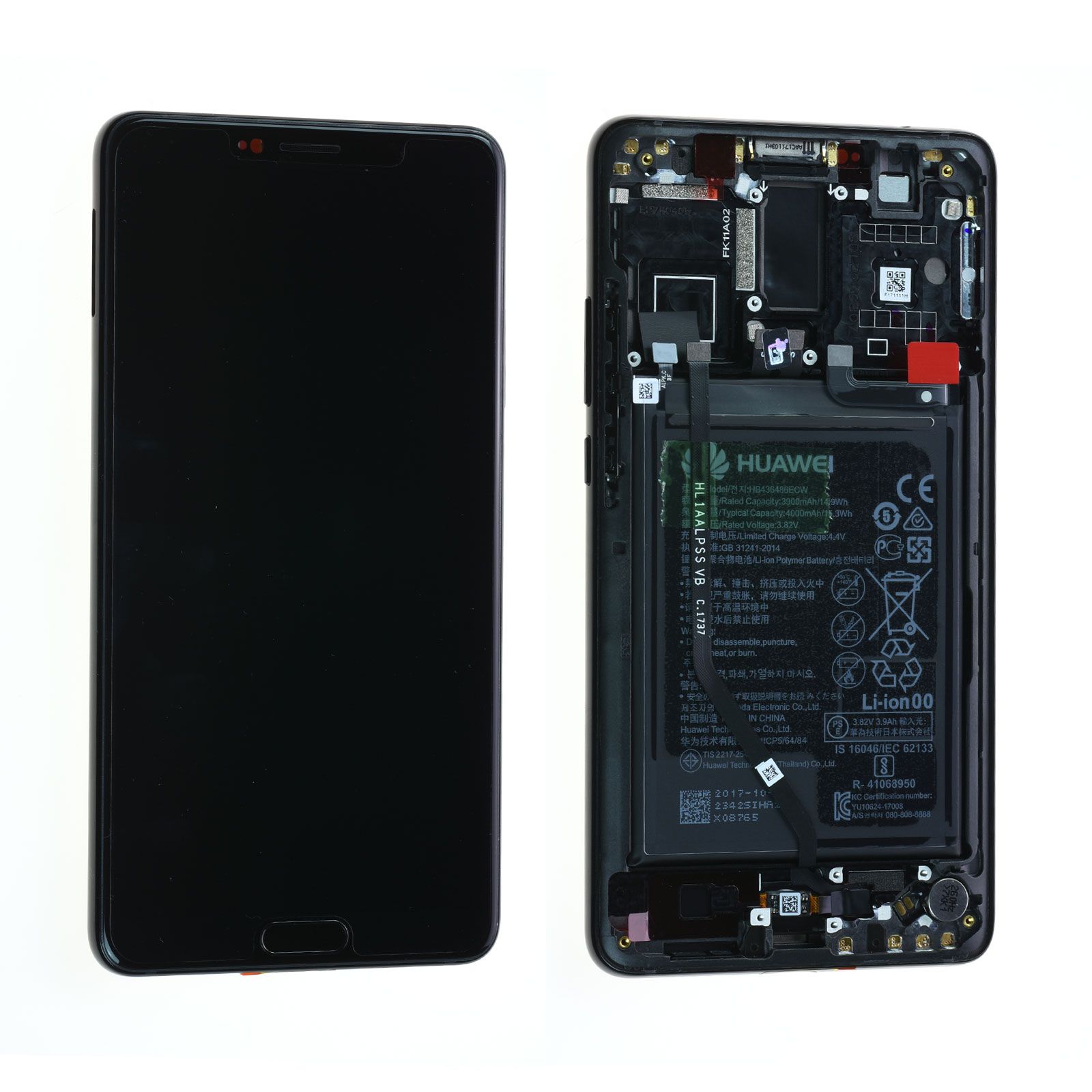 Écran Huawei Mate 10 Noir + Châssis / Batterie Origine