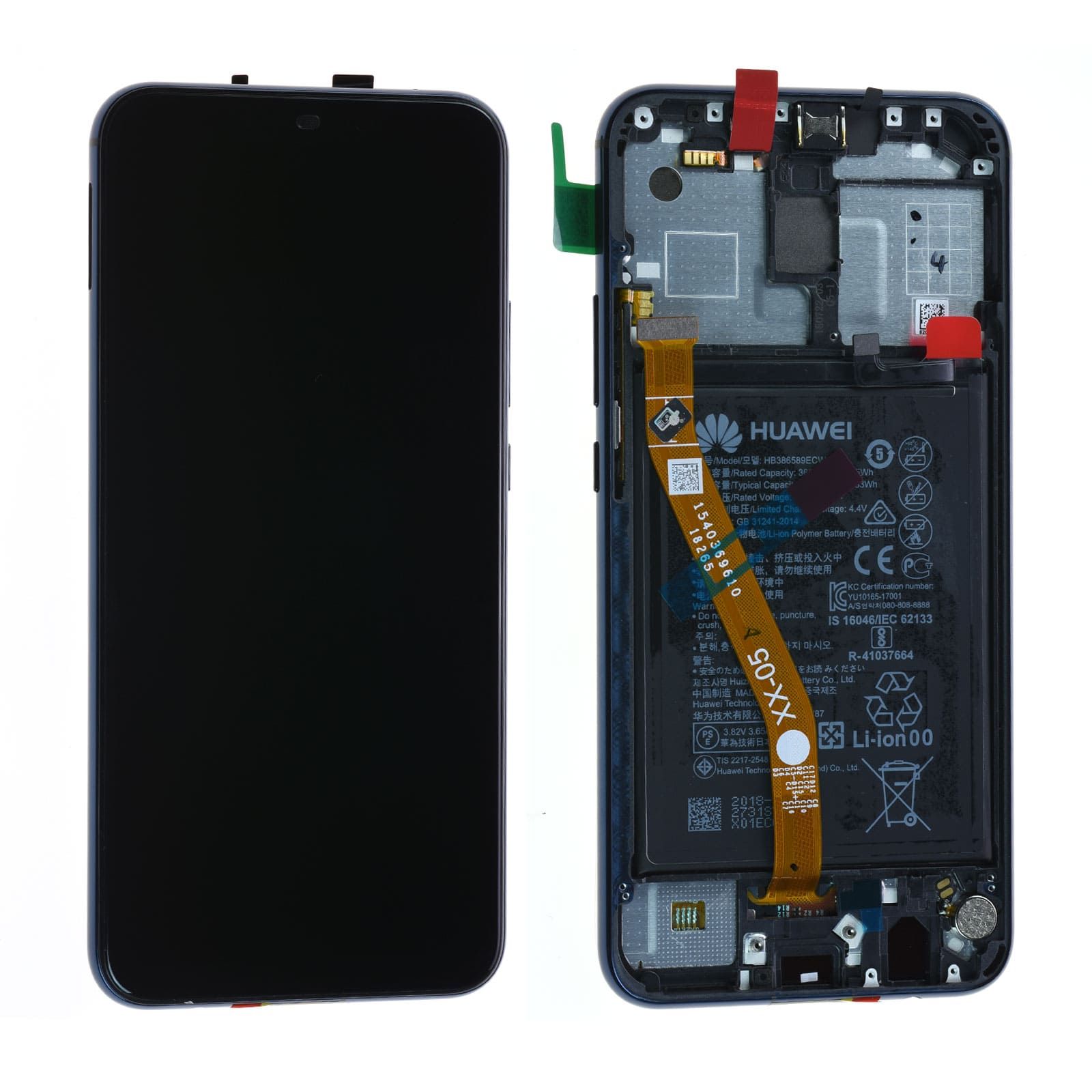 Écran Huawei Mate 20 Lite Bleu + Châssis / Batterie Origine