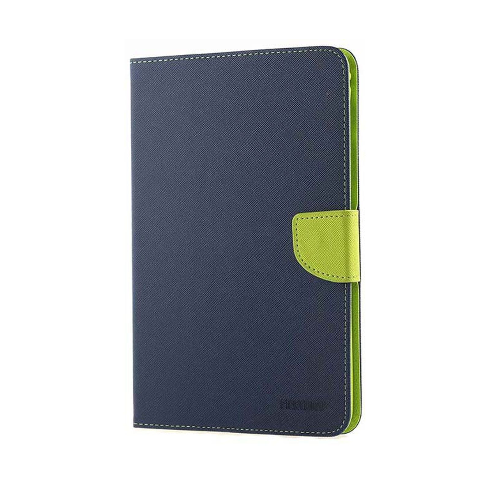 Housse Grainé Mercury Samsung Galaxy Note 10.1 2014 (P600) Blue Jean / Vert Citron