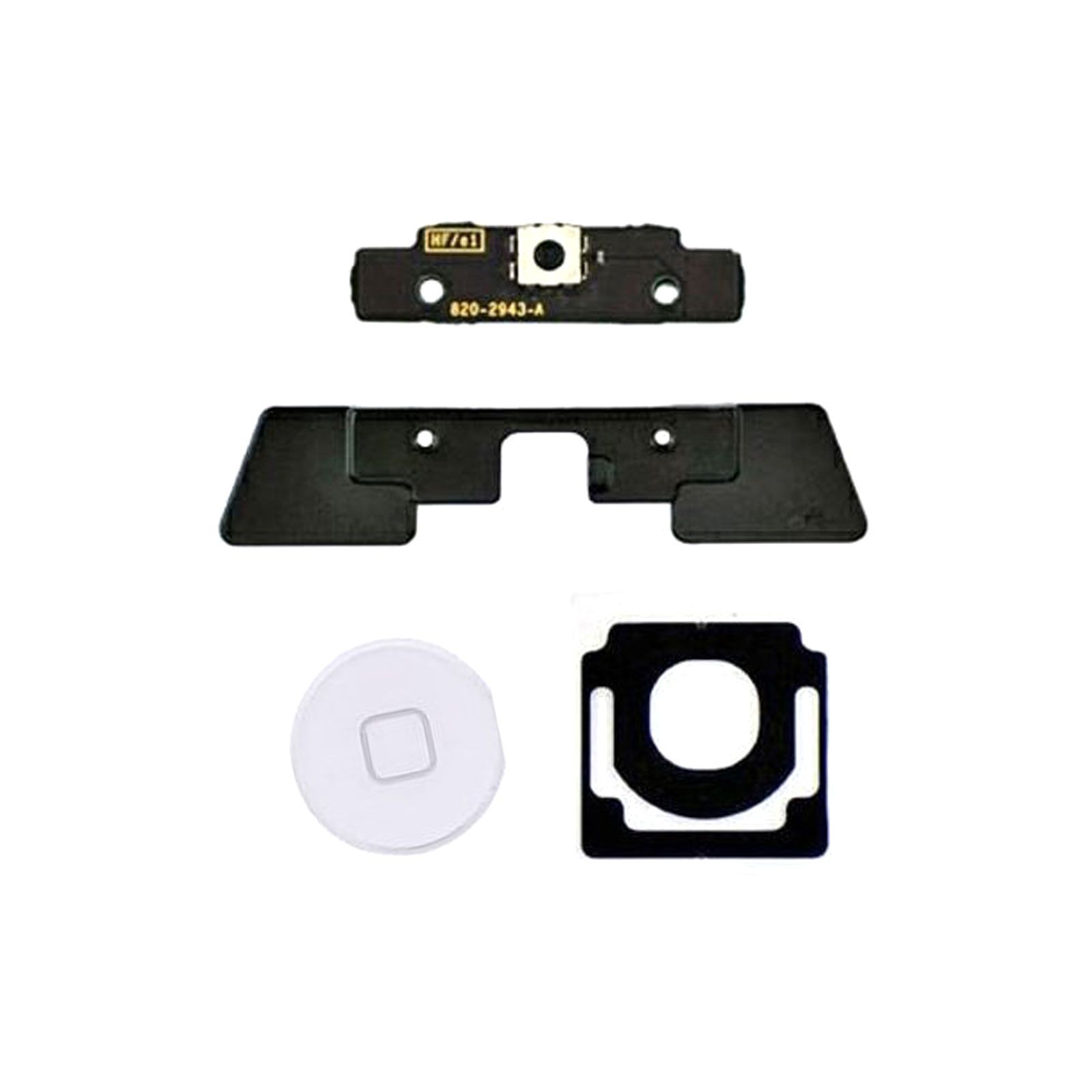 Kit Bouton HOME complet iPad 2 / 3 Blanc