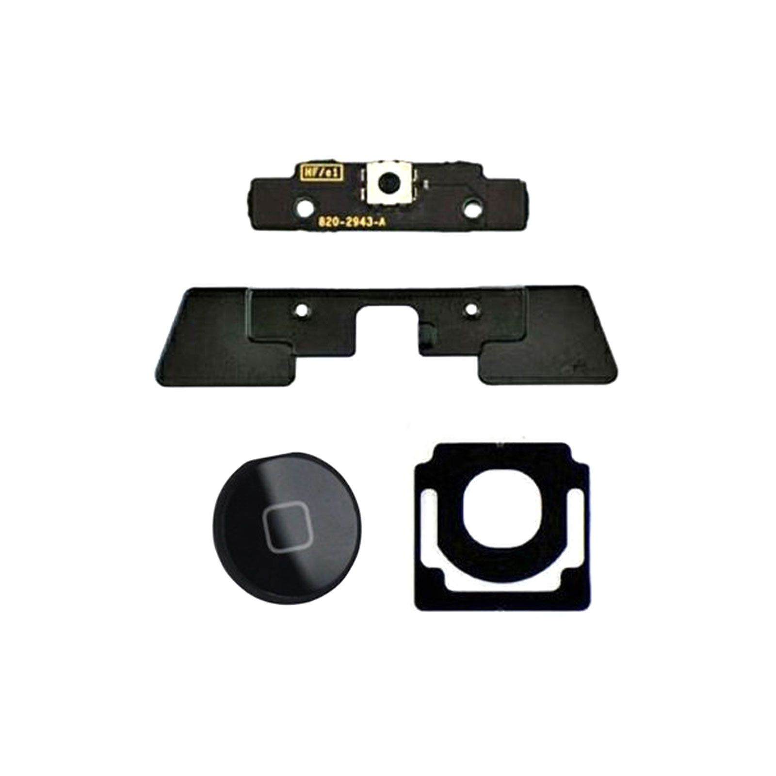 Kit Bouton HOME complet iPad 2 / 3 Noir