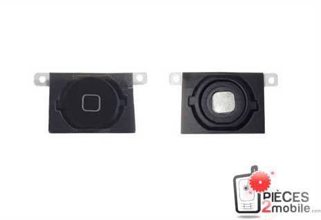 APPLE iPhone 4S Noir membrane avec bouton home