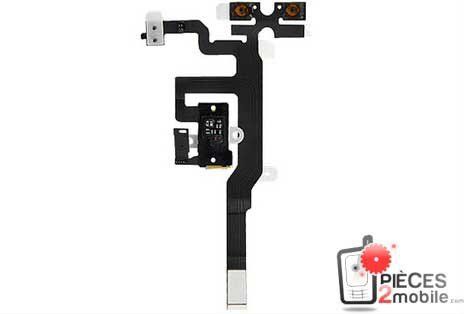 APPLE iPhone 4S nappe volume, vibreur, Jack BLANC