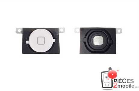 APPLE iPhone 4S Blanc membrane avec bouton home
