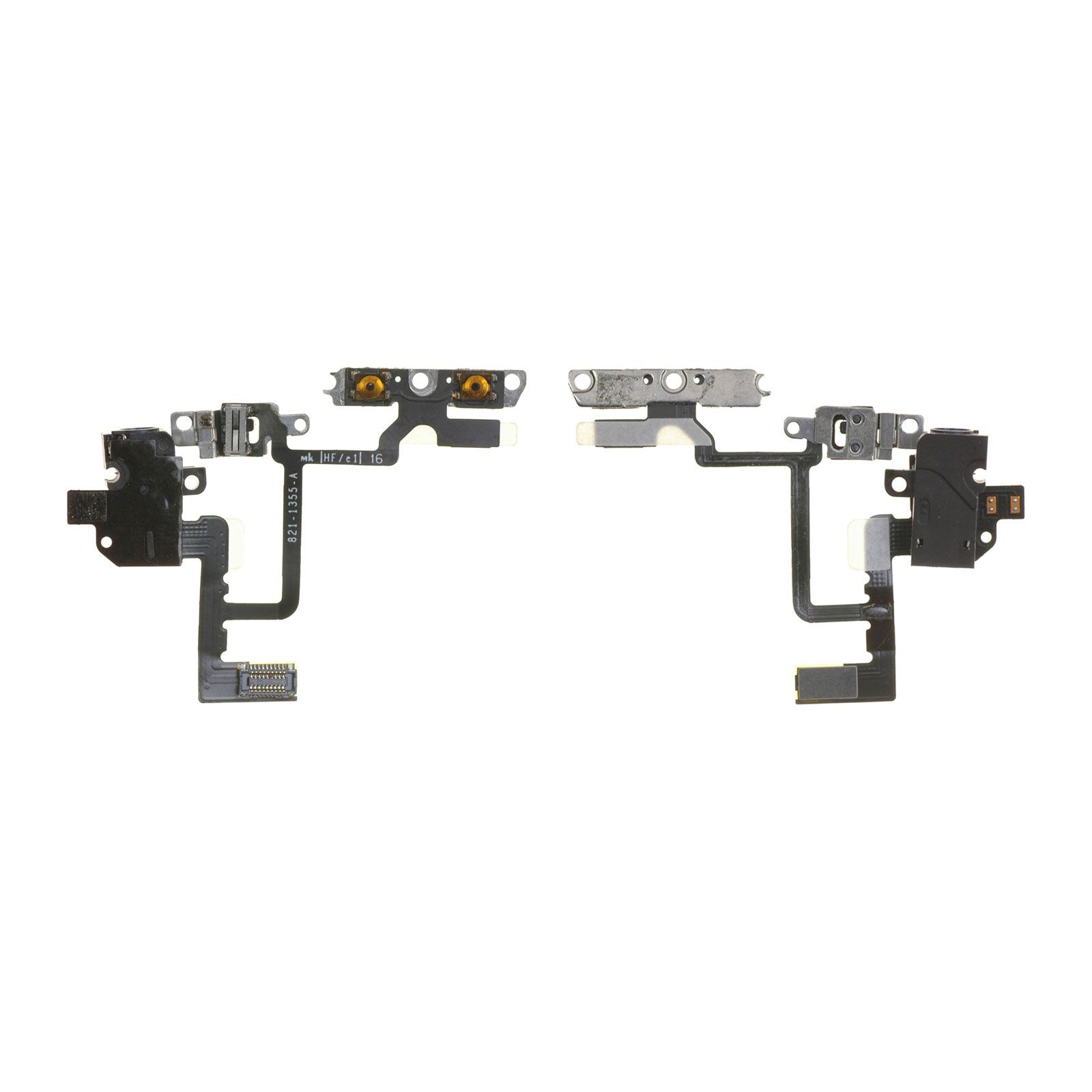 Nappe Volume / Vibreur / Jack assemblée iPhone 4 Noir