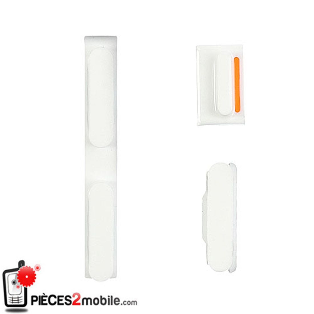 IPHONE 5C BLANC KIT BOUTON VOLUME POWER ET VIBREUR