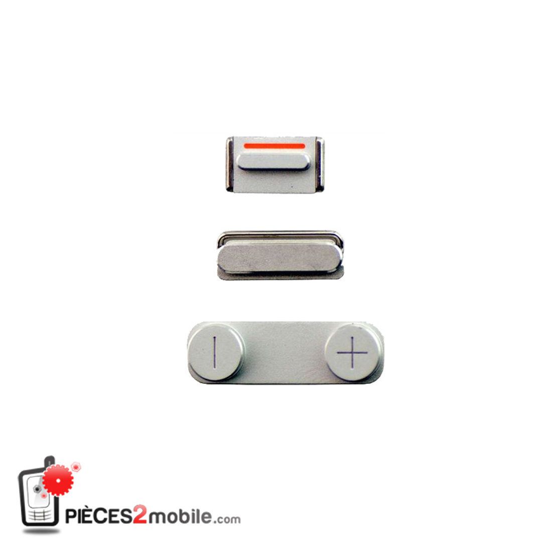 Boutons Power, Volume, Vibreur APPLE iPhone 5S Blanc