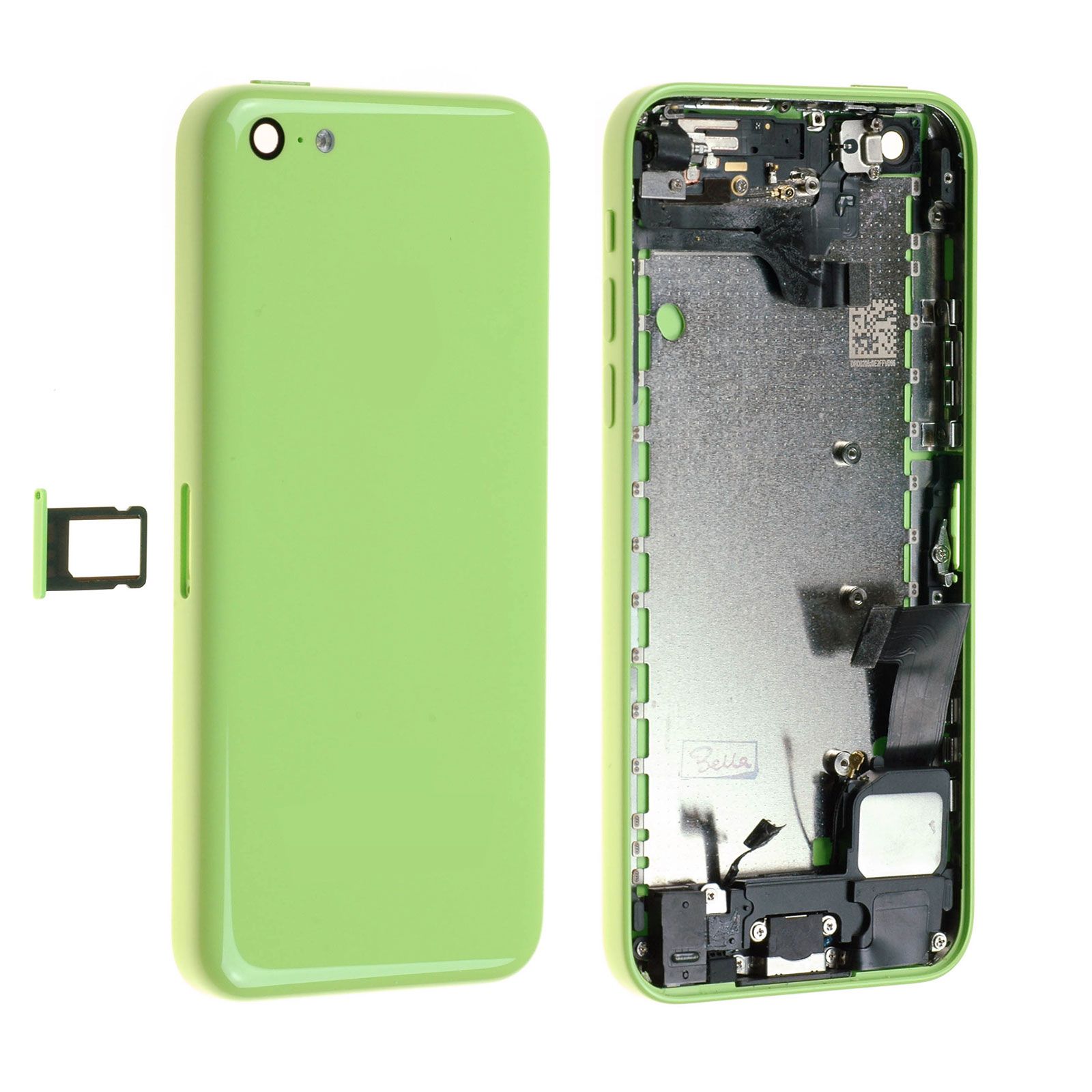 Coque arrière assemblée iPhone 5C Vert