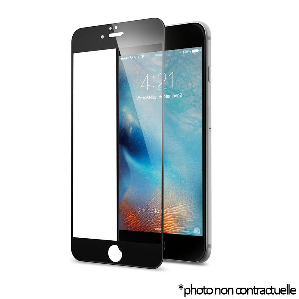 Verre trempé Intégral iPhone 6 / 6S Noir