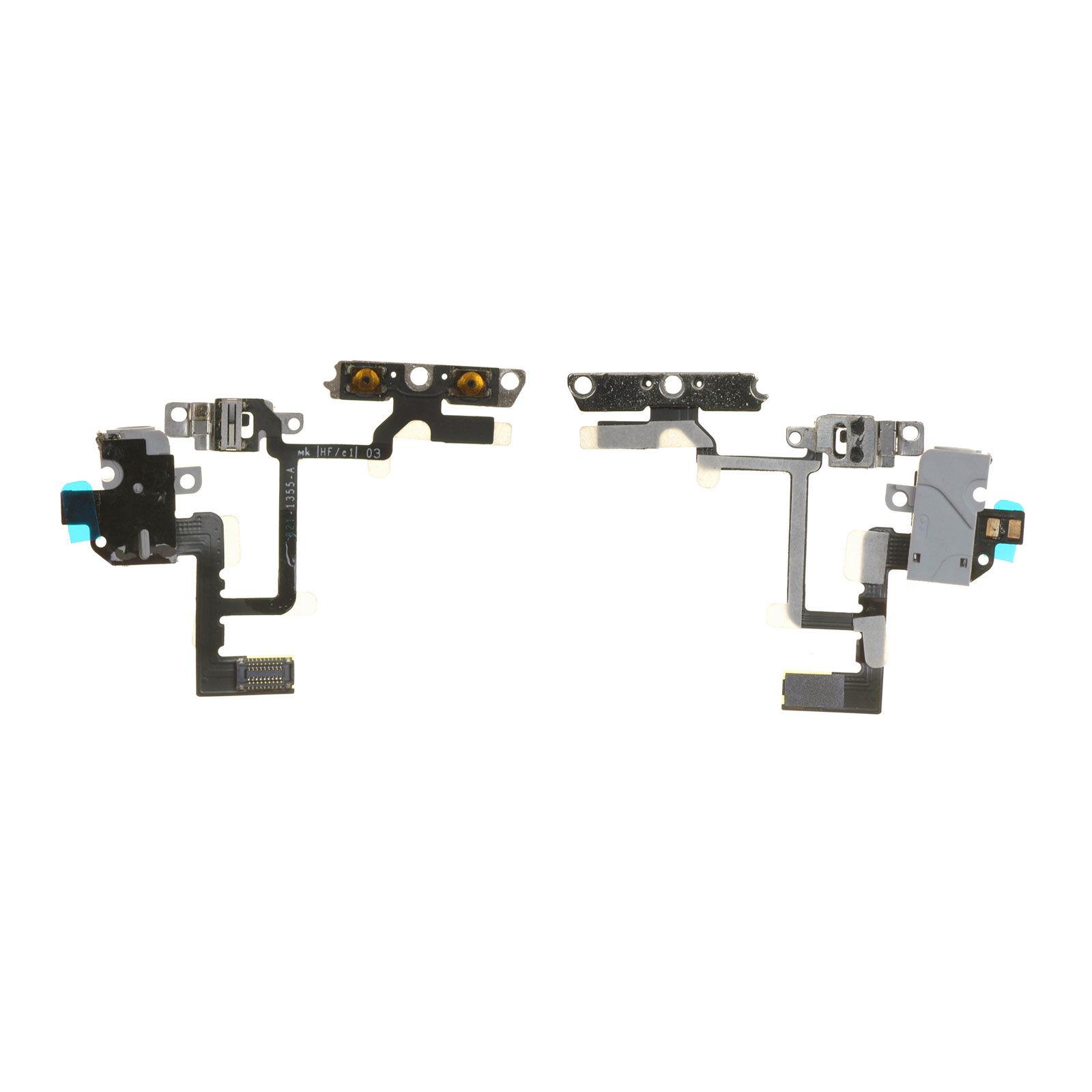 Nappe Volume / Vibreur / Jack assemblée iPhone 4 Blanc