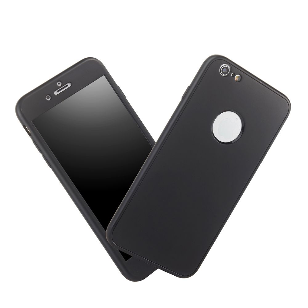Coque Intégrale 360 (Verre trempé) iPhone 6 Plus / 6S Plus Noir
