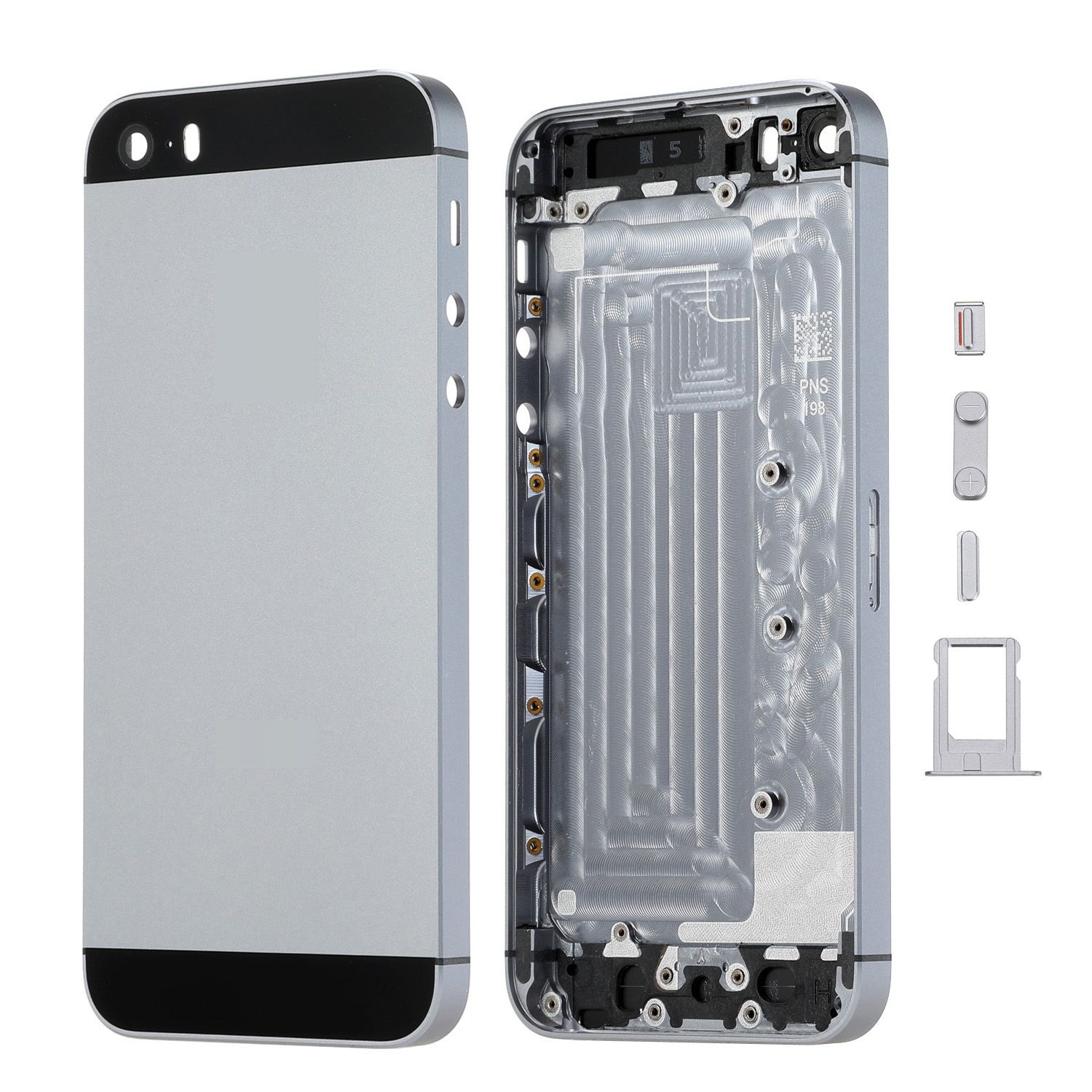 Coque arrière / Châssis iPhone 5S Gris sidéral