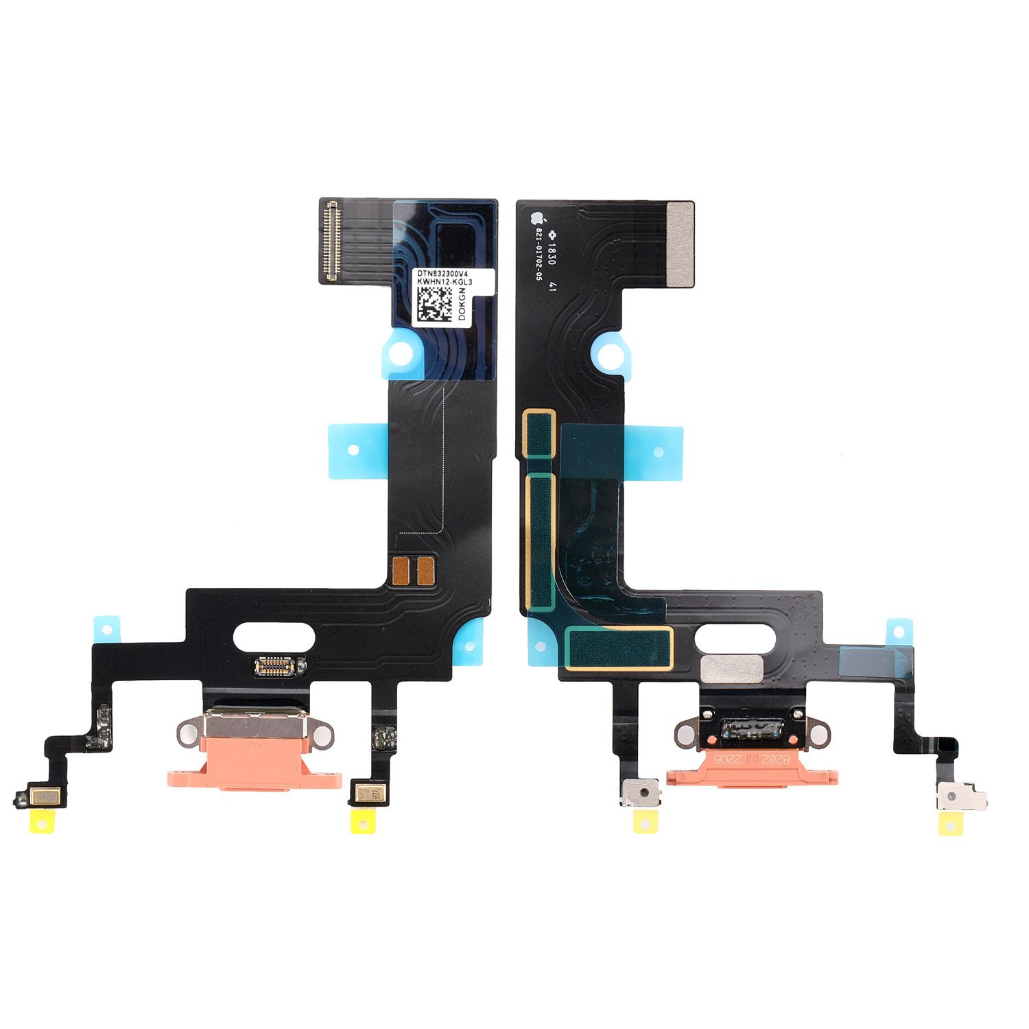 Nappe / Connecteur de Charge pour iPhone XR Corail Reconditionné (PIEC)