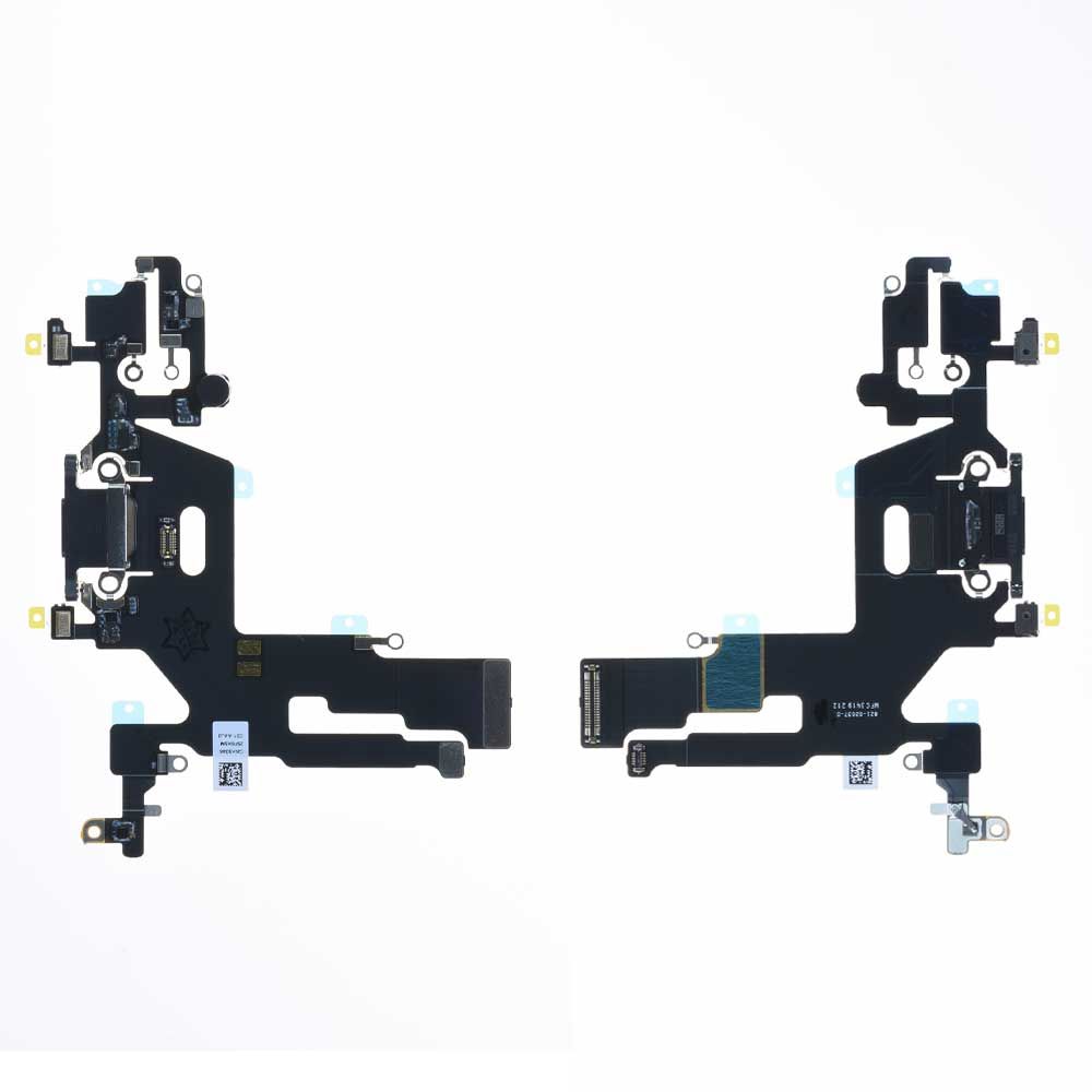 Nappe / Connecteur de Charge pour iPhone 11 Noir Reconditionné (PIEC)