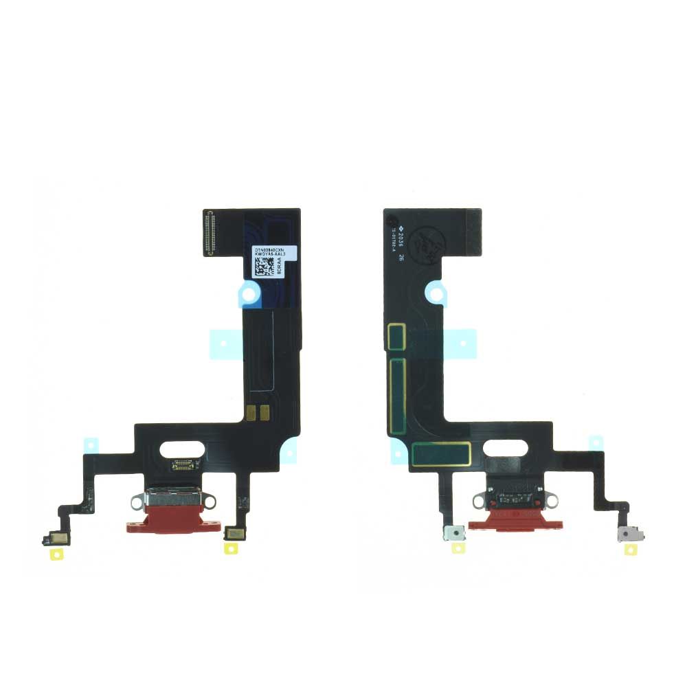 Nappe / Connecteur de Charge pour iPhone XR Rouge Reconditionné (PIEC)