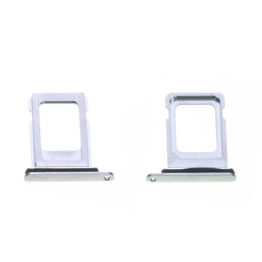 Tiroir SIM iPhone 11 Pro + 11 Pro Max Argent