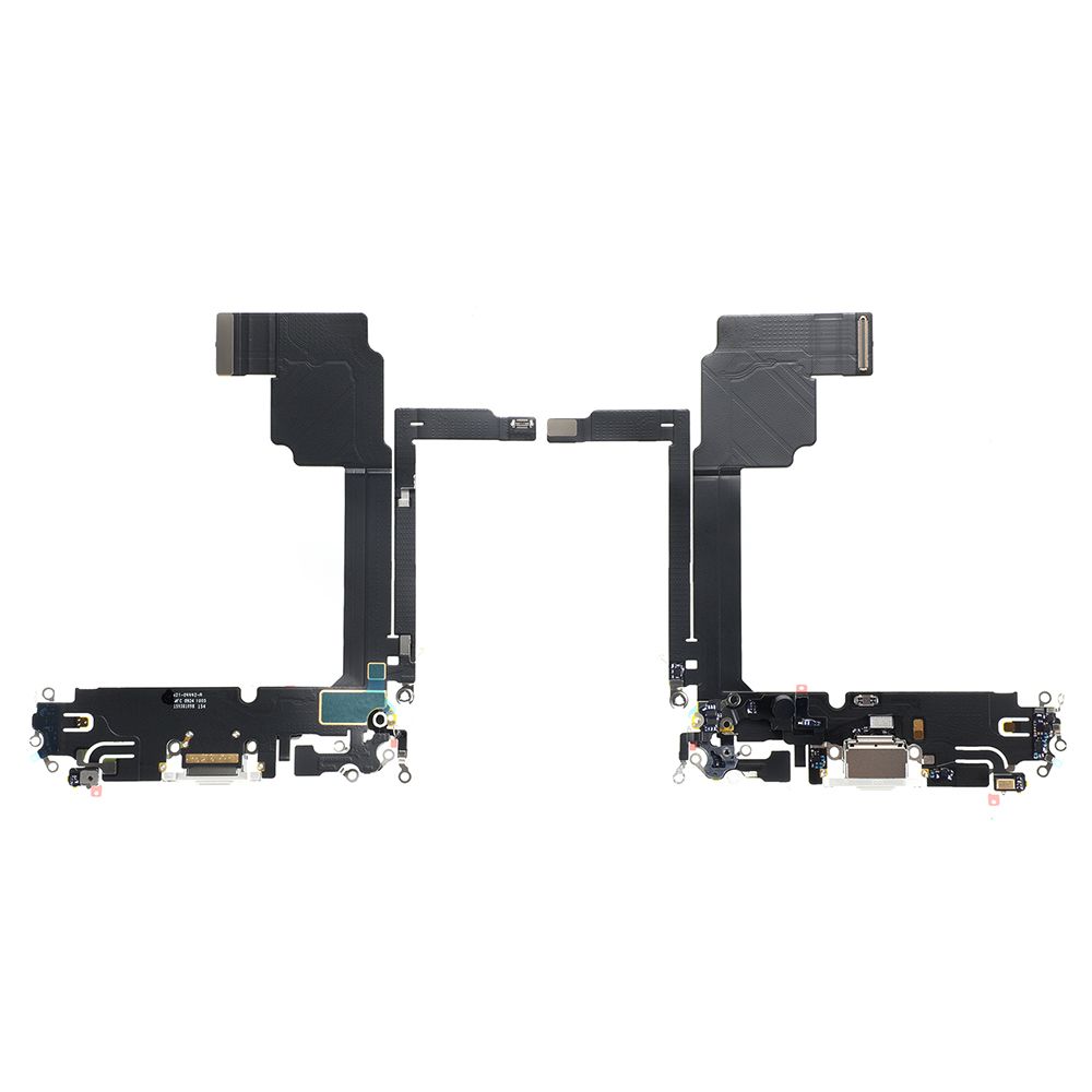 Nappe / Connecteur de Charge pour iPhone 15 Pro Max Blanc Reconditionné (PIEC)