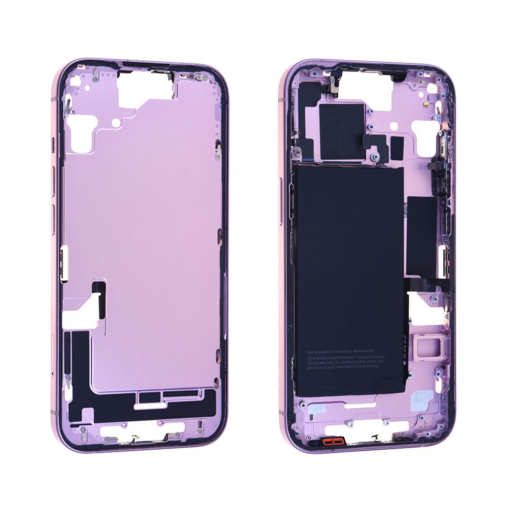 Châssis + Batterie iPhone 15 Rose Origine démonter