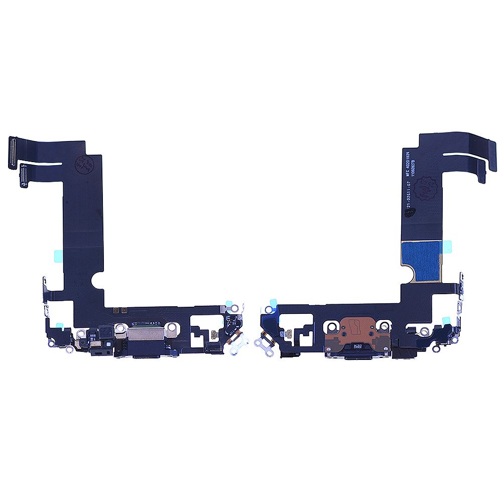 Nappe / Connecteur de Charge iPhone 12 Mini Noir Reconditionné (PIEC)