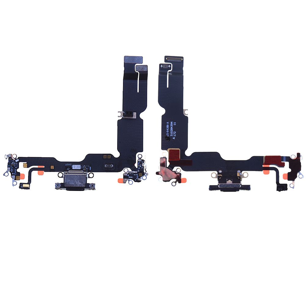 Nappe / Connecteur de Charge iPhone 15 Plus Noir (PIEC)