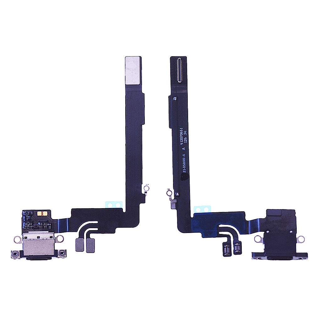 Nappe / Connecteur de Charge iPhone 16 Pro Max Noir (PIEC)