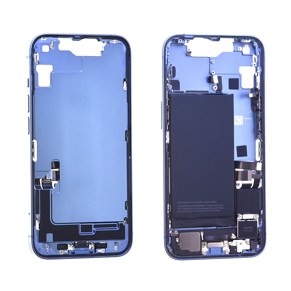 Châssis + Batterie iPhone 14 Bleu Origine Démonté