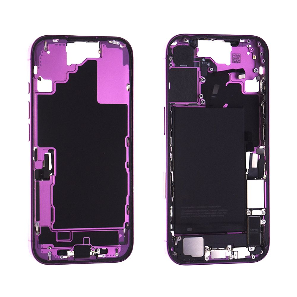 Châssis + Batterie iPhone 16 Rose Occasion E-sim (PIEC) Grade AB