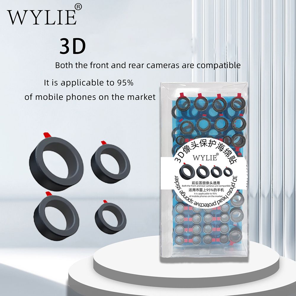 Wylie Mousse de Protection pour Caméra 3D - Boîte de 70 Pièces