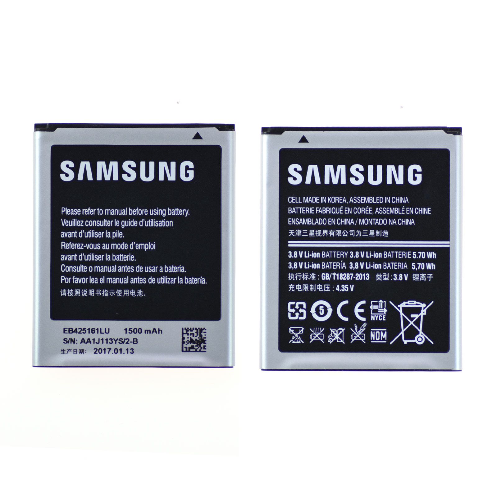 Batterie Samsung Galaxy Ace 2 (i8160) Origine EB425161LU