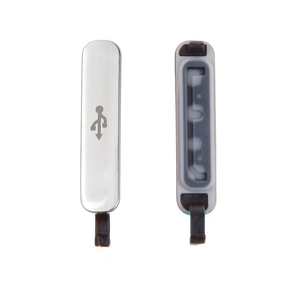 Cache port Charge Samsung Galaxy S5 (G900F) Argent