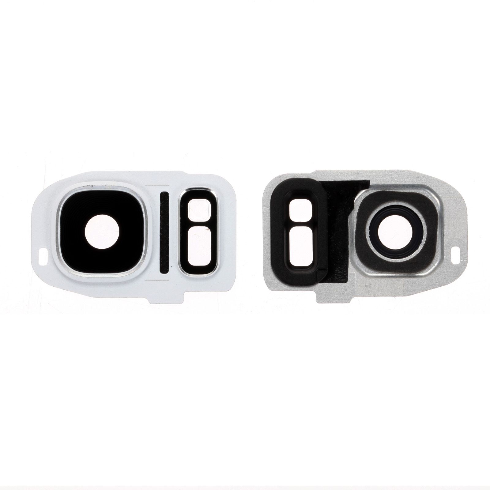 Contour / Vitre cache caméra Samsung Galaxy S7 (G930F) / S7 Edge (G935F) Blanc