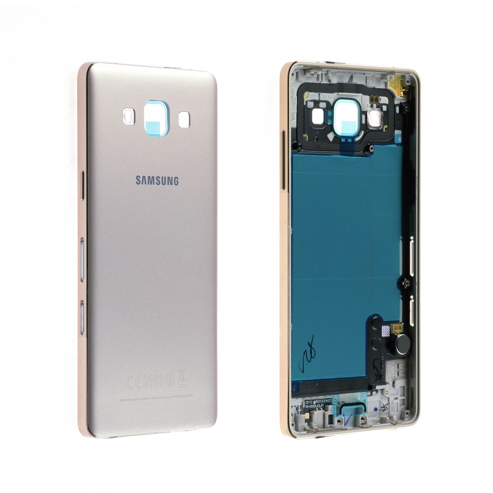 Châssis central Coque arrière Samsung Galaxy A5 (A500FU) Or Origine