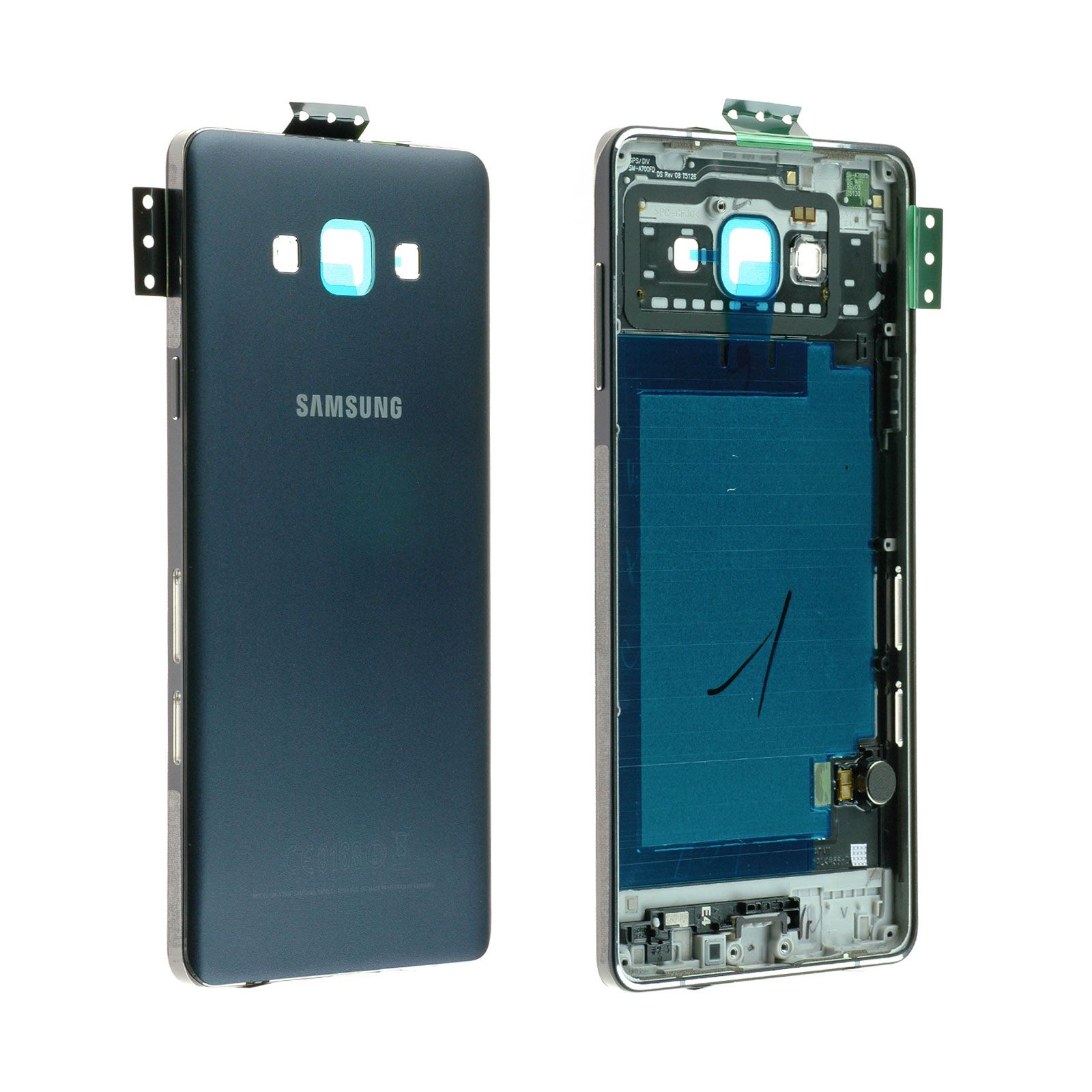 Châssis central Coque arrière Samsung Galaxy A7 (A700F) Noir Origine