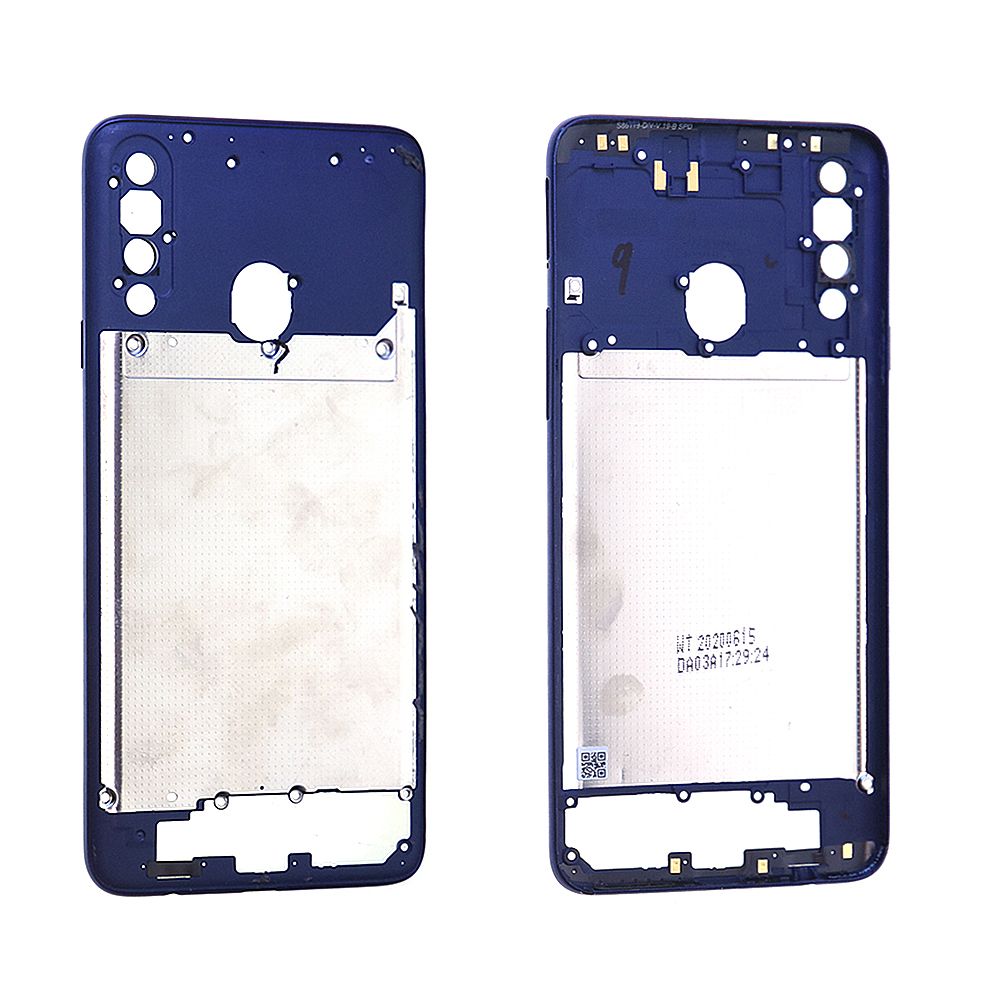 Châssis central Samsung Galaxy A20s (A207F) Bleu (PIEC)