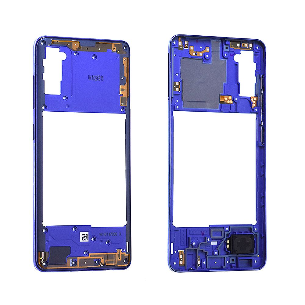 Châssis central Samsung Galaxy A41 (A415F) Bleu Origine