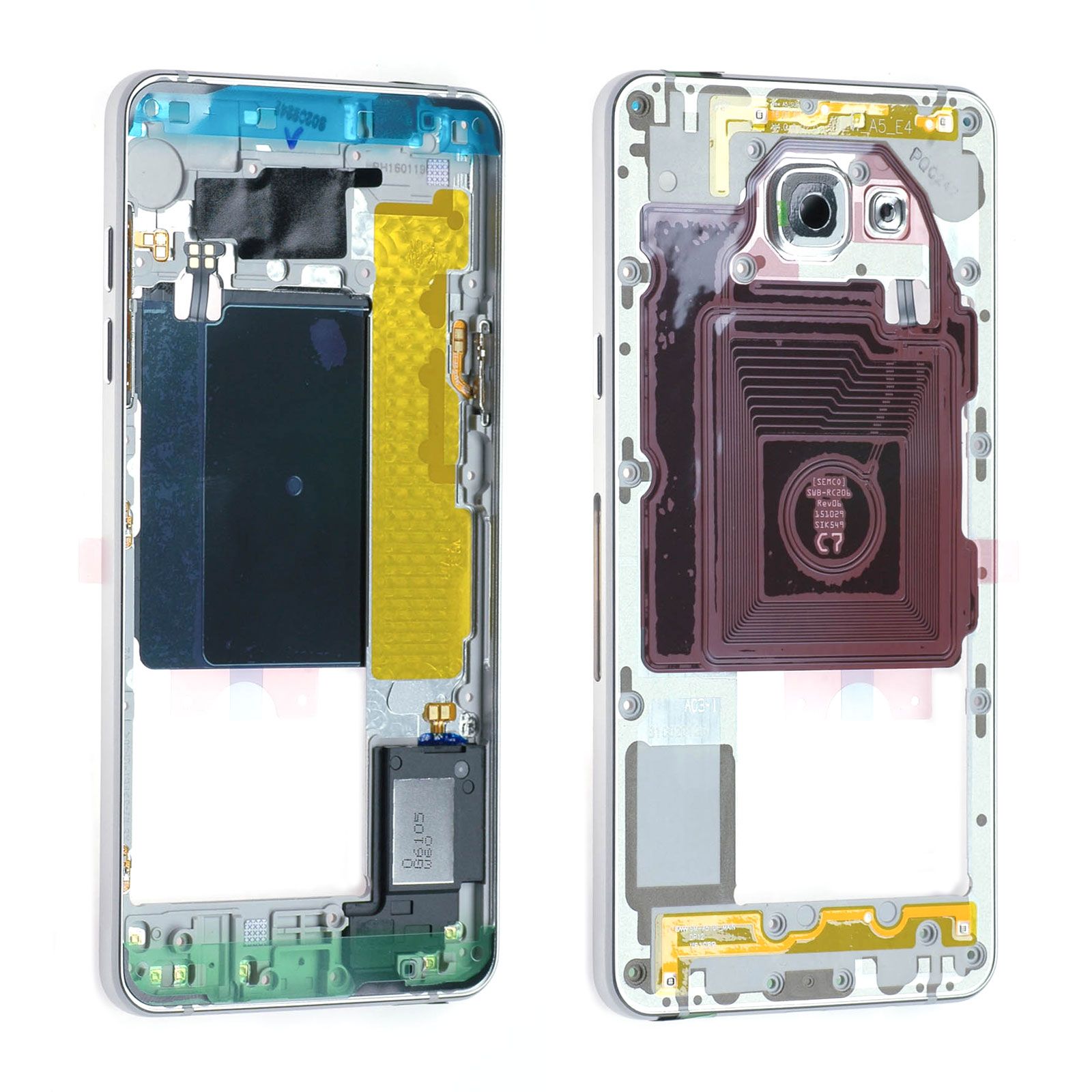 Châssis central Samsung Galaxy A5 2016 (A510F) Blanc