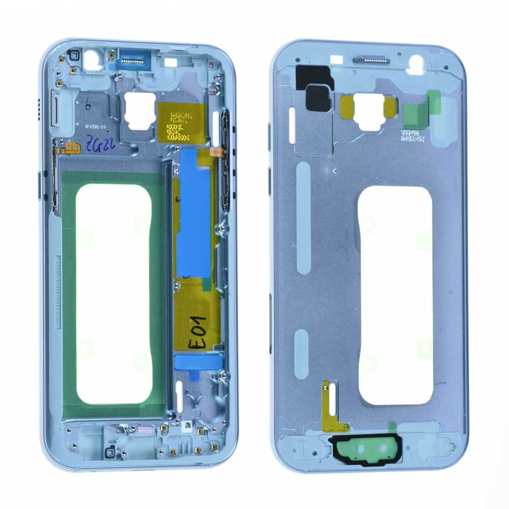 Châssis central Samsung Galaxy A5 2017 (A520F) Bleu Origine