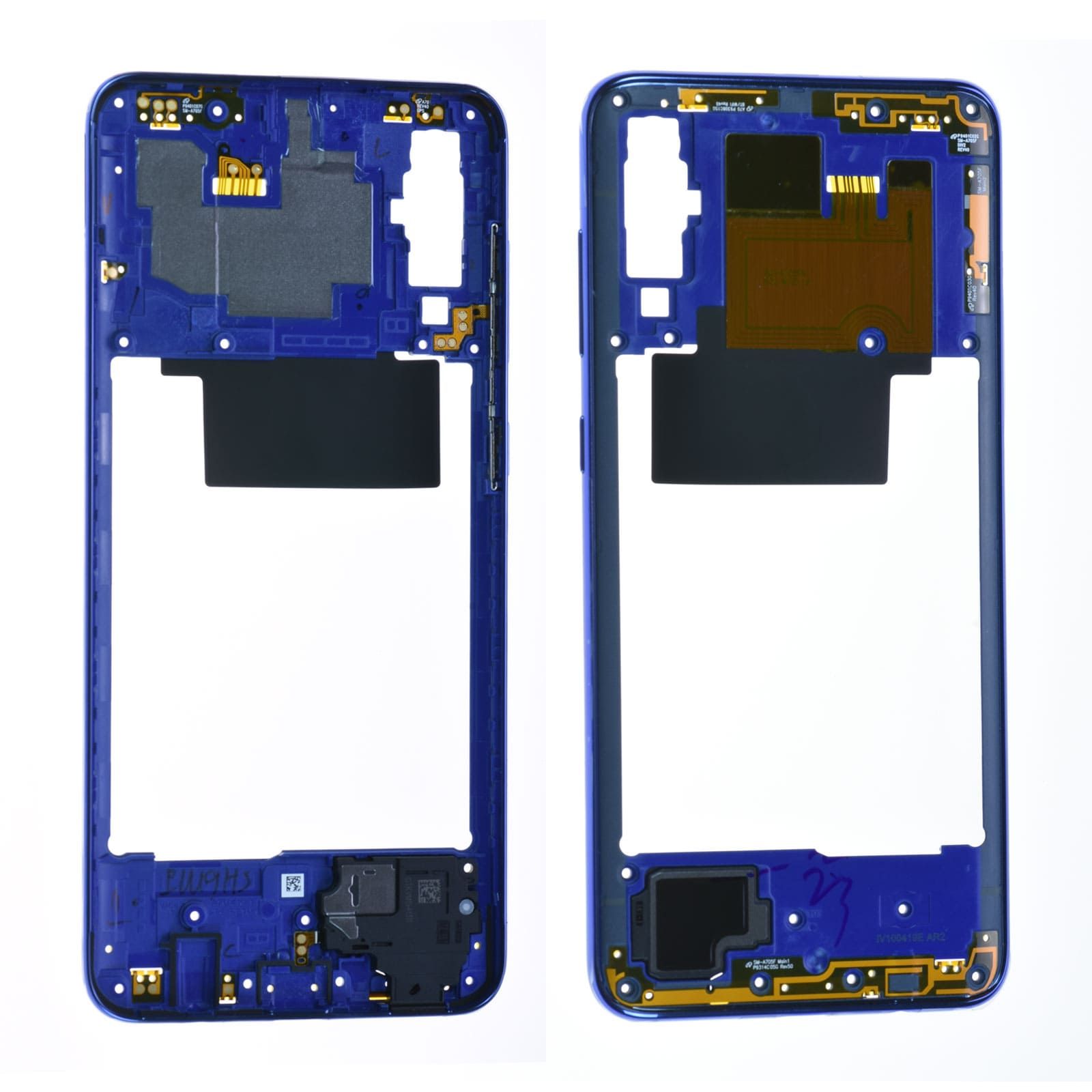 Châssis central Samsung Galaxy A70 (A705F) Bleu Origine