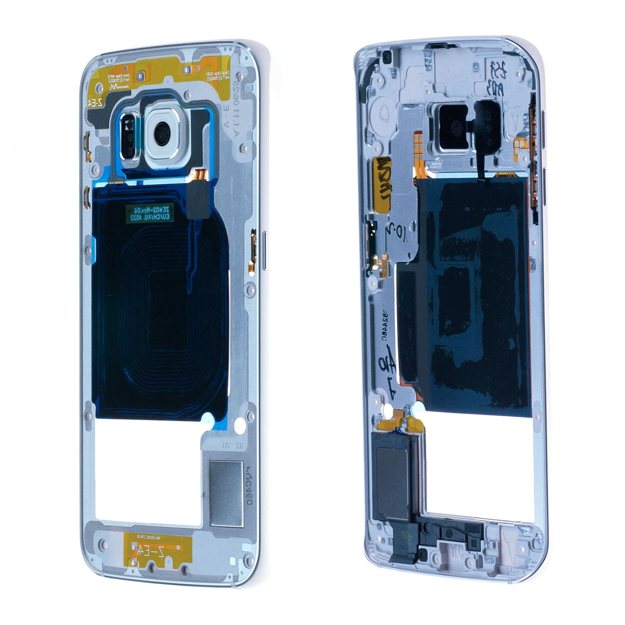 Châssis central Samsung Galaxy S6 Edge (G925F) Blanc Astral