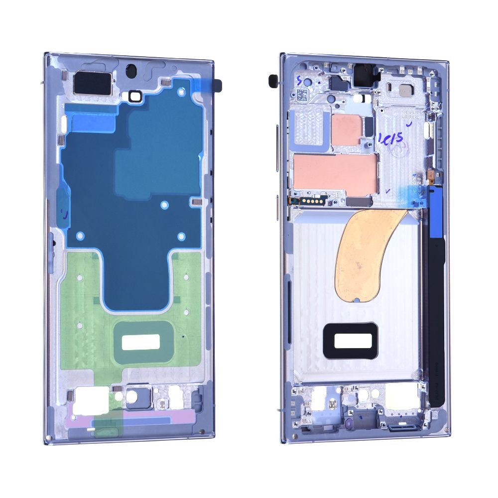 Châssis écran Samsung Galaxy S23 Ultra (S918B) Argent Origine