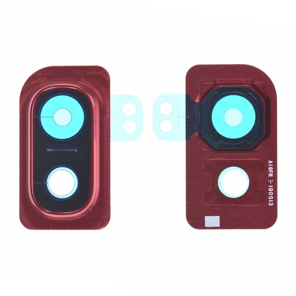 Contour cache caméra arrière Samsung Galaxy A10 (A105F) Rouge